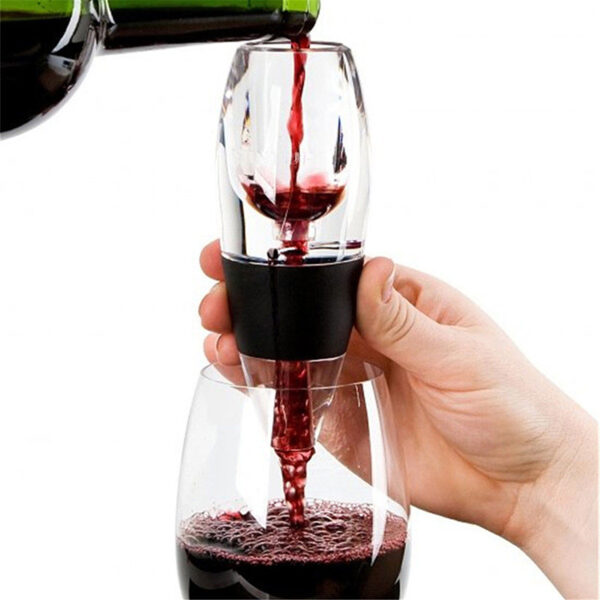 Portable Wine Aerator and Decanter for Red and White Wine, Fast Decanter Filter for Enhancing Wine Flavor, Whisky and Wine Aerator for Parties and Home Use