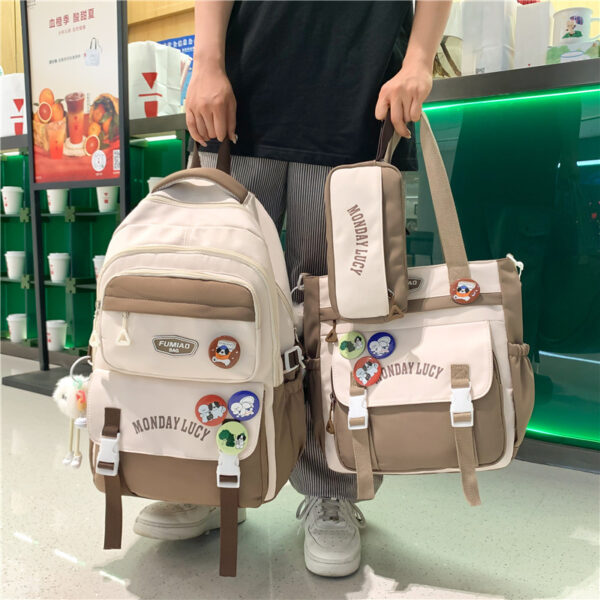 Simple All-Match Travel Backpack for Junior High Students, Versatile Backpack for Junior High School, Junior High School Student Travel Backpack