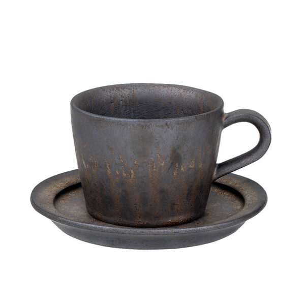 Handmade Japanese Clay Coffee Cups, Artisan Clay Coffee Mugs, Unique Japanese Ceramic Coffee Cups