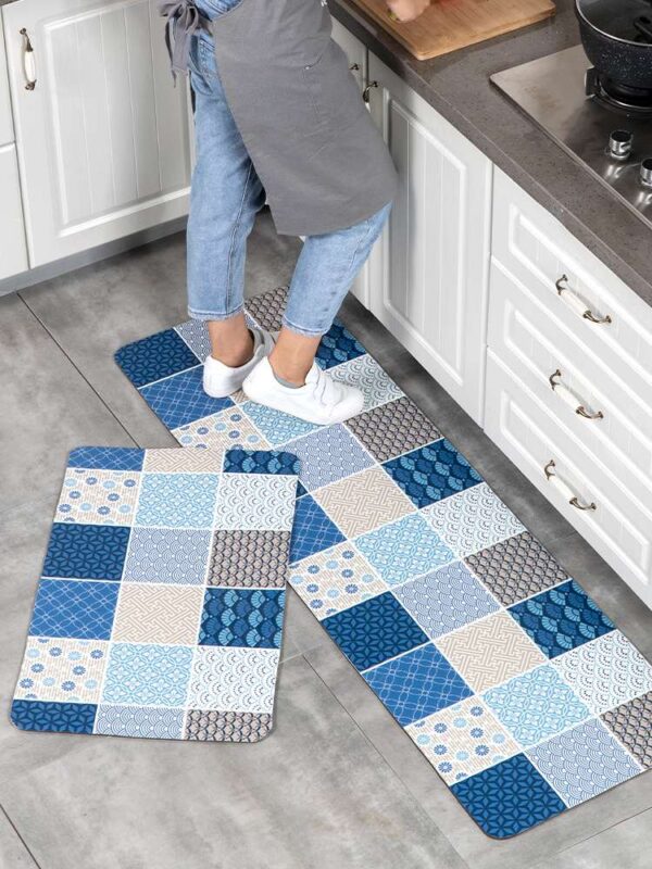 Durable Kitchen Floor Mats for Comfort and Protection, Anti-Fatigue Floor Mats for Kitchen and Dining Areas, Stylish and Functional Mats for Home Use