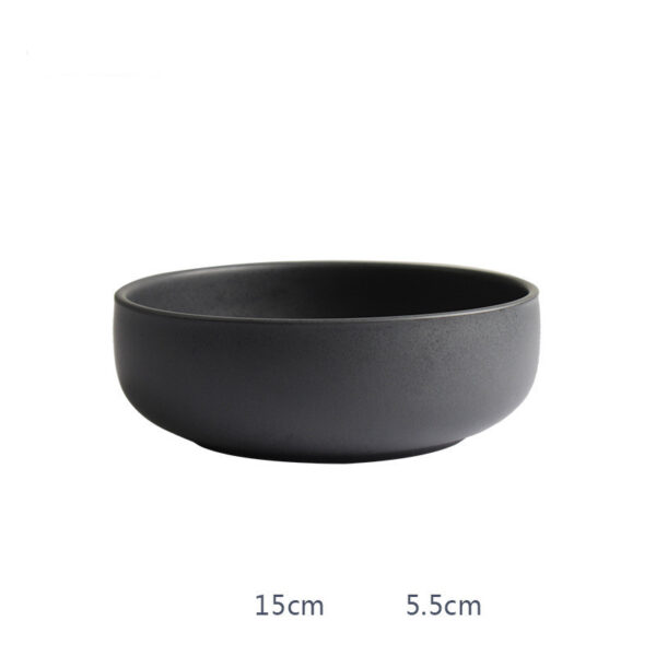 Classic Ceramic Rice Bowl for Everyday Dining, Durable Household Rice Bowl, Elegant Ceramic Bowl for Serving Rice and Other Dishes