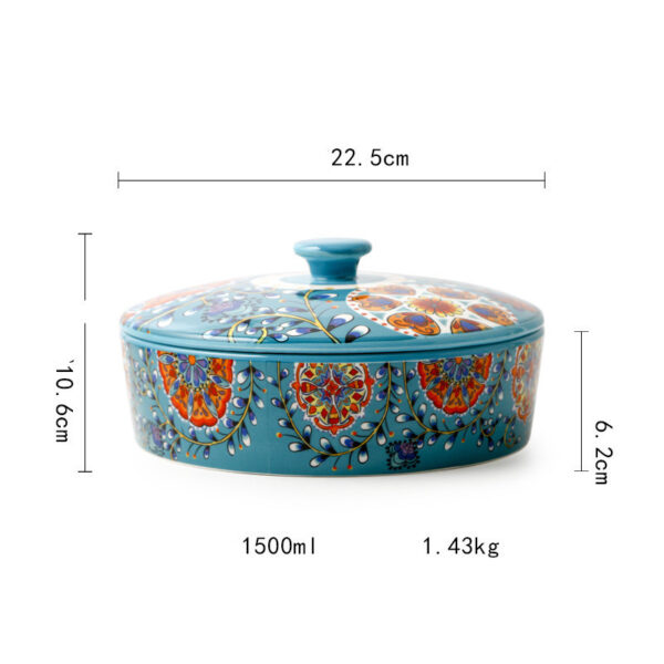 Elegant Green Peacock Ceramic Tableware for Western Cuisine, Stylish Household Tableware Set with Peacock Design, Unique Ceramic Dishes for Western Food