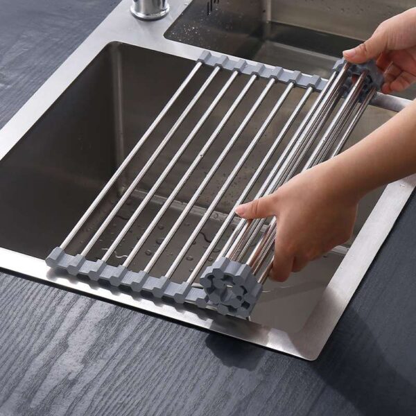 Multifunctional Pot Mat for Kitchen, Creative Minimalist Design with Storage and Drainage, Essential Kitchen Accessory