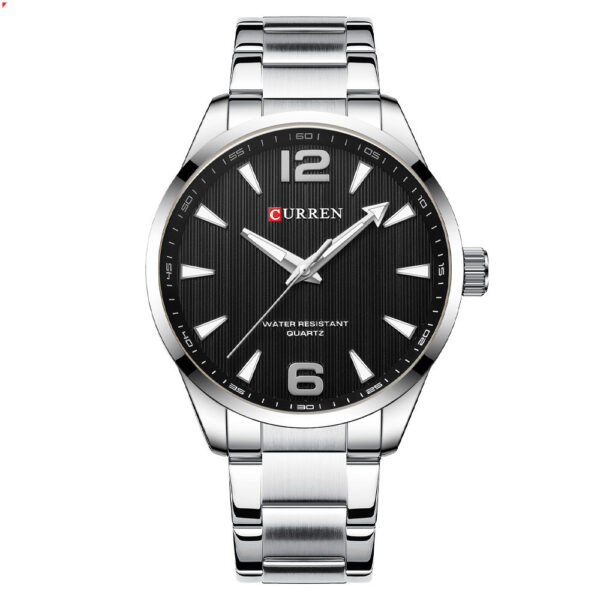 Men's Quartz Steel Belt Watch for Business, Elegant Business Watch with Quartz Movement and Steel Belt, Stylish Men's Steel Belt Quartz Watch for Professional Use