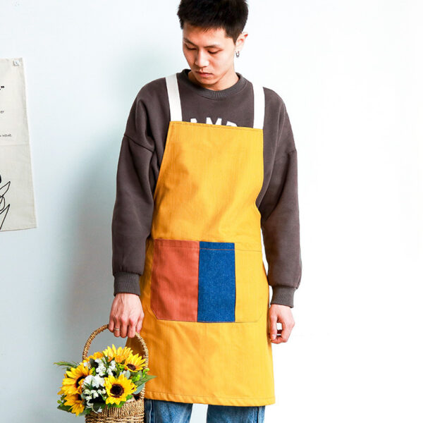 Minimalist Kitchen Baking Apron for Home Use, Stylish and Simple Apron for Baking, Durable Household Baking Apron