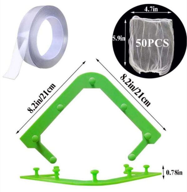 Triangle Hanging Net Storage Drain Rack for Kitchen Sink, Efficient Leftovers and Water Filter