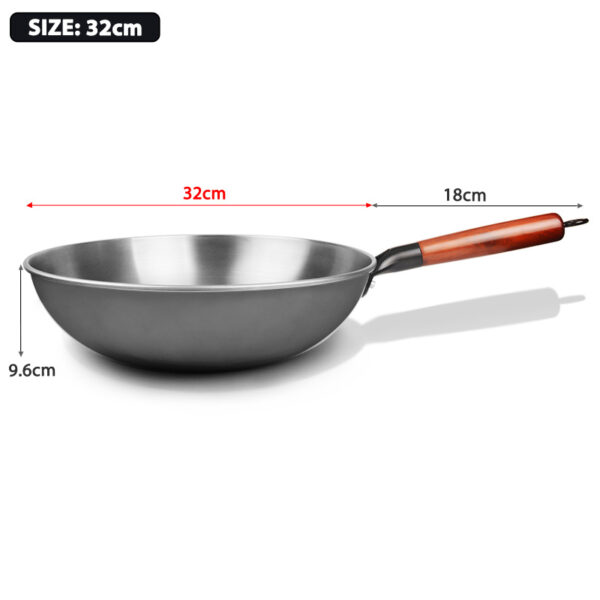 Classic Old Fashioned Uncoated Nonstick Pan, Traditional Cooking Pan for Authentic Results, Durable and Reliable