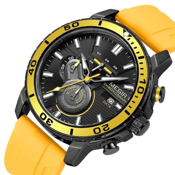 Multi-Function Chronograph Calendar Sports Watch for Men, Versatile Men's Sports Watch with Chronograph and Calendar Features