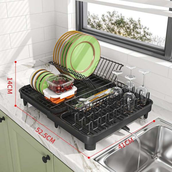 Multifunctional Kitchen Bowl Rack, Versatile Organizer for Efficient Kitchen Storage