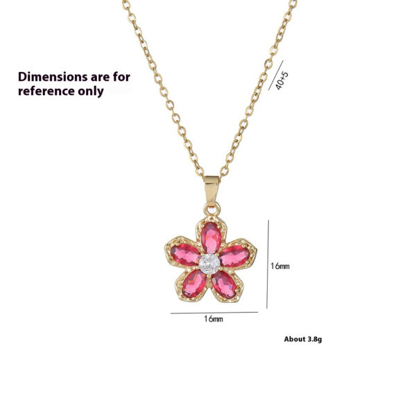 Elegant Flower Niche Design Pendant Necklace, Stylish Flower Pendant with Niche Design, Unique Flower Pendant Necklace for Elegant Looks