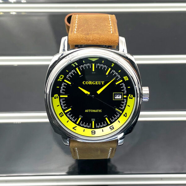 Belt Luminous Waterproof Fashion Casual Mechanical Men's Watch, Stylish Luminous Mechanical Watch with Waterproof Feature, Casual Fashion Mechanical Watch for Men