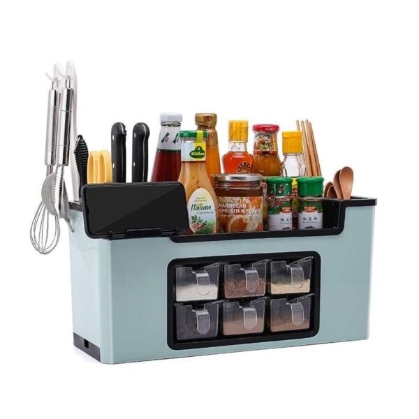 Vogue Multi-Functional Kitchen Set, Spice Box, Bottle Suit, and Knife Frame