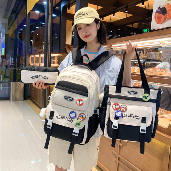 Simple All-Match Travel Backpack for Junior High Students, Versatile Backpack for Junior High School, Junior High School Student Travel Backpack