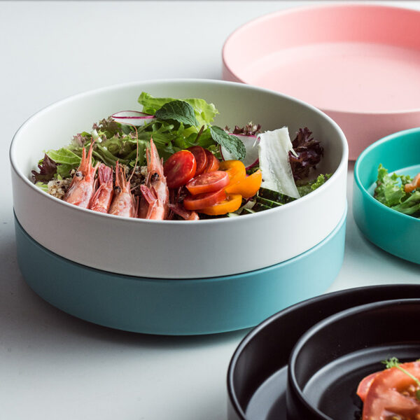 Creative Salad Ceramic Plate For Household Tableware, Artistic Ceramic Salad Plate, Stylish and Functional for Everyday Use