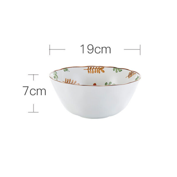 Ceramic Tableware Set Household Ceramic Bowl, Noodle And Dish Combination, Complete Ceramic Tableware Set for Home Dining, Stylish and Functional Bowl and Dish Collection