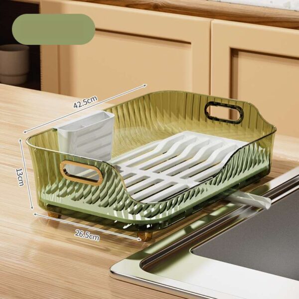 Multifunctional Kitchen Dish Drain Rack, Space-Saving Rack for Efficient Dish Drying, Versatile Kitchen Accessory