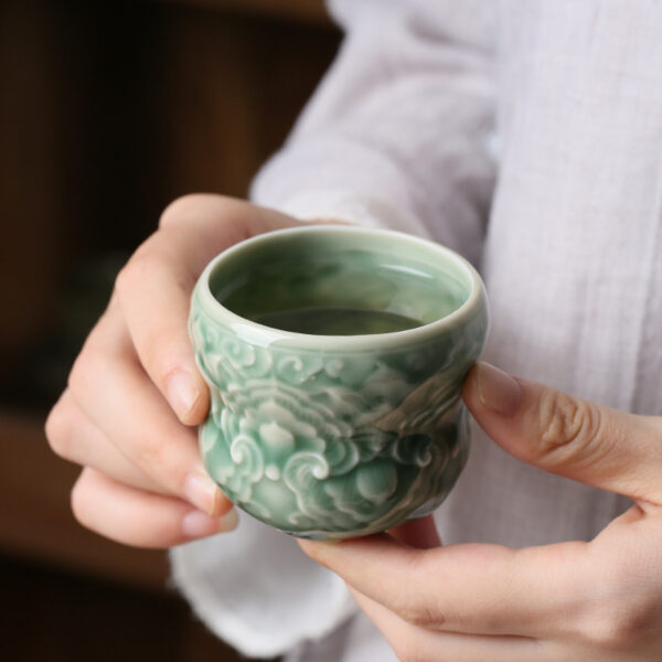 Artistic Ceramic Drinking Cups, Creative Household Coffee Mugs, Unique Ceramic Drinkware