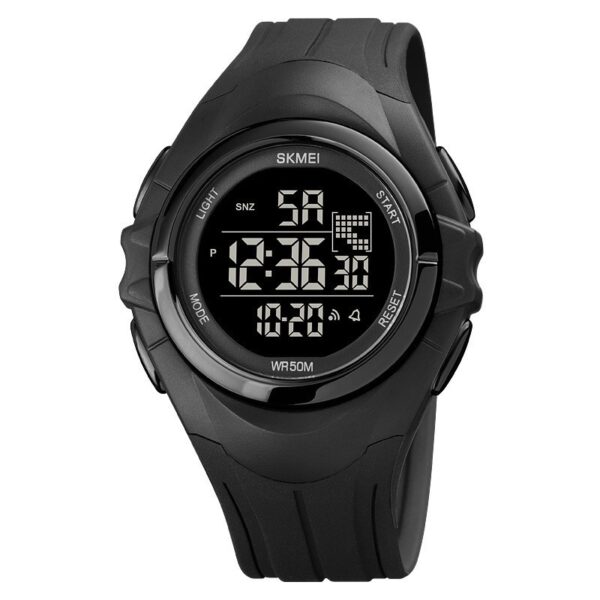 Dual-Time Sports Electronic Watch for Students, Versatile Outdoor Electronic Watch with Dual-Time Feature, Stylish Dual-Time Sports Watch for Students and Outdoor Activities