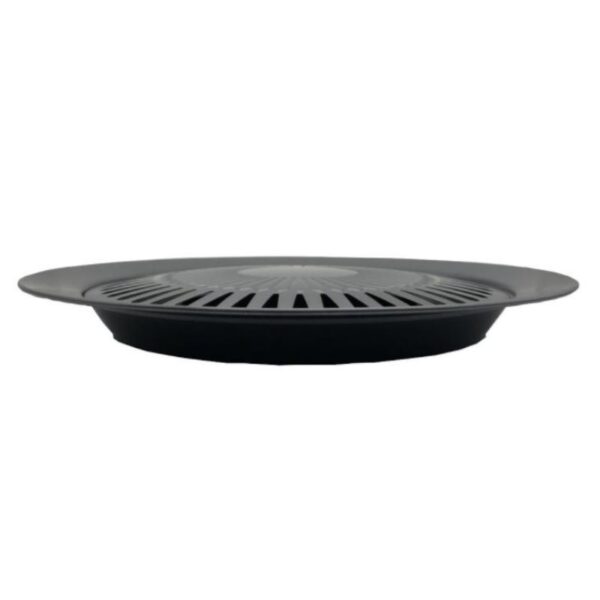 Outdoor Portable Round Barbecue Pan, Korean Non-Stick Baking Pan, Ideal for Barbecue and Outdoor Cooking