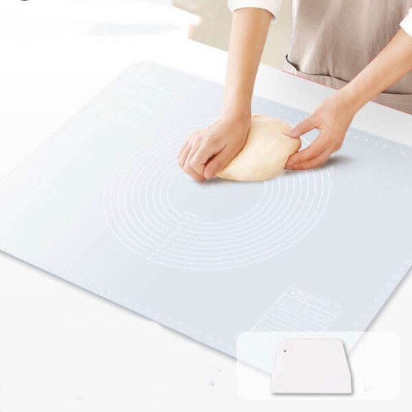 Antibacterial Thickened Silicone Kneading Mat for Household Baking, Non-Stick and Easy-to-Clean, Durable Kitchen Accessory