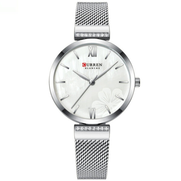 Women's Fashionable Alloy Quartz Simple Watch, Elegant Alloy Quartz Watch for Women with Minimalist Design, Stylish Women's Simple Alloy Quartz Watch