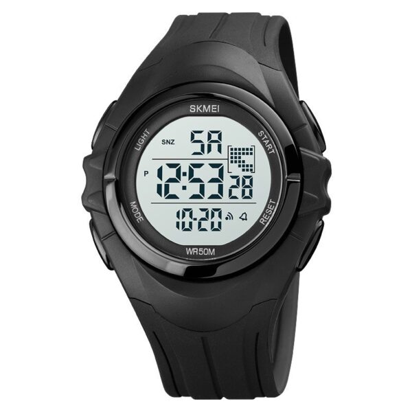 Dual-Time Sports Electronic Watch for Students, Versatile Outdoor Electronic Watch with Dual-Time Feature, Stylish Dual-Time Sports Watch for Students and Outdoor Activities