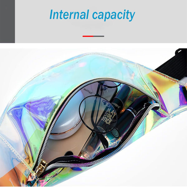 Colorful Transparent TPU Waist Bag, Fashionable Headless Chest Bag with TPU Design, New Trendy Shoulder Satchel for Women