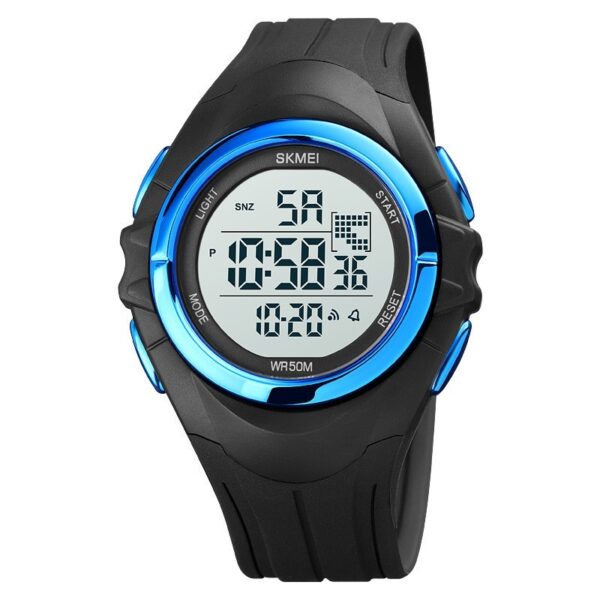 Dual-Time Sports Electronic Watch for Students, Versatile Outdoor Electronic Watch with Dual-Time Feature, Stylish Dual-Time Sports Watch for Students and Outdoor Activities