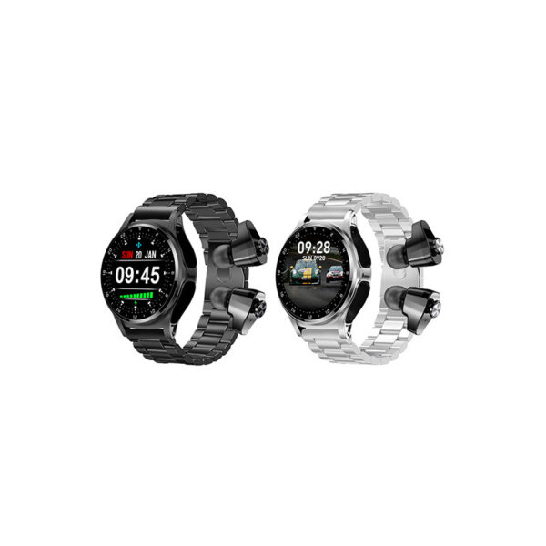 GT66 Smart Watch with TWS 2-in-1 Bluetooth HD Voice Calling, Advanced GT66 Smart Watch with Bluetooth and HD Voice Call