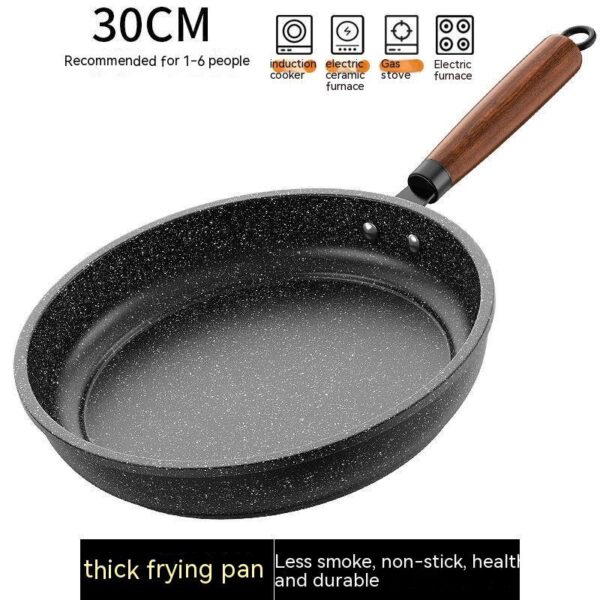 Medical Stone Non-Stick Frying Pan, Multi-Functional Light Oil Smoke Griddle, Ideal for Healthy Cooking