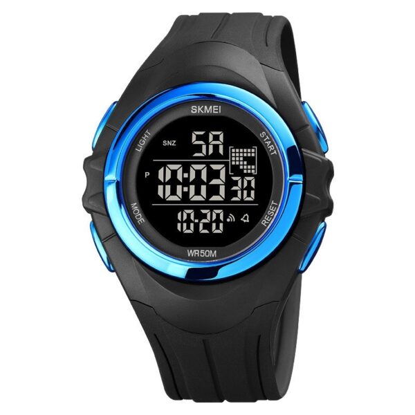 Dual-Time Sports Electronic Watch for Students, Versatile Outdoor Electronic Watch with Dual-Time Feature, Stylish Dual-Time Sports Watch for Students and Outdoor Activities