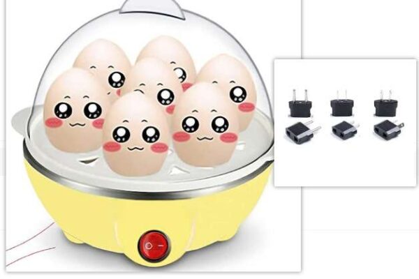 Intelligent Multifunctional Egg Cooker for Steaming and Cooking, Automatic Power-Off Feature, Anti-Dry Egg Burning Machine