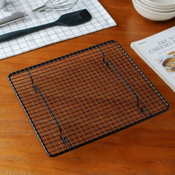 Rectangular Non-Stick Cake Cooling Rack, Premium Baking Cooling Rack for Cakes, Durable Cooling Rack for Even Baking