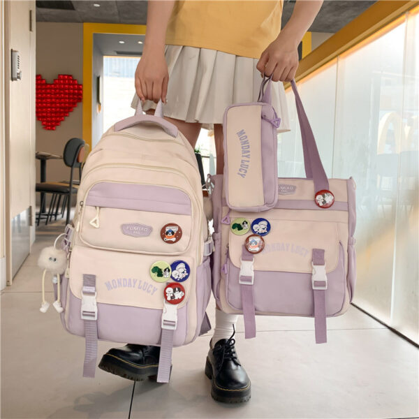 Simple All-Match Travel Backpack for Junior High Students, Versatile Backpack for Junior High School, Junior High School Student Travel Backpack