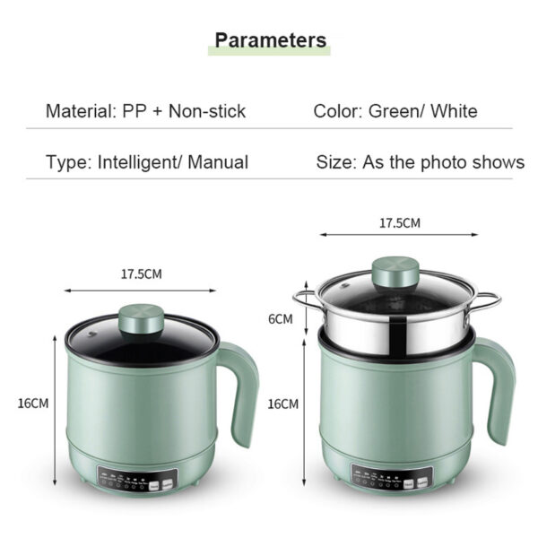 Intelligent Mini Cooking Pot for Home Use, Multifunctional Electric Cooking Pot with Smart Features, Compact Cooking Pot for Versatile Meals