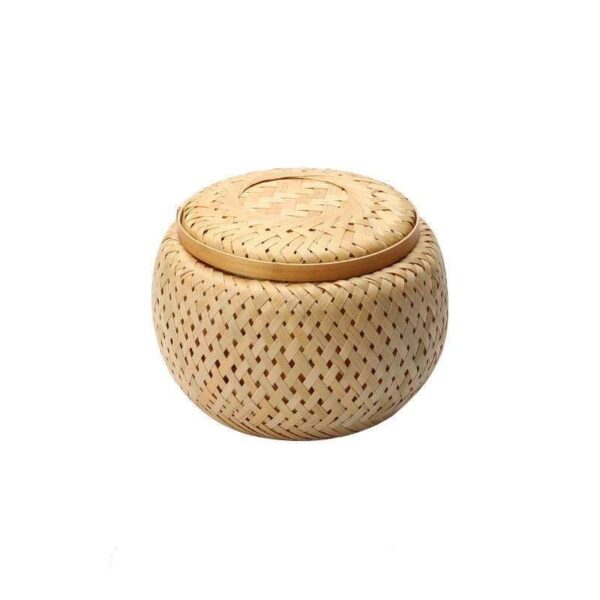 Bamboo Woven Tea Pot Gift Box, Elegant Storage & Presentation for Teaware