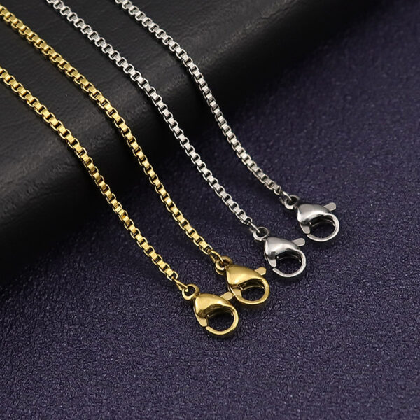 Punk Stainless Steel Necklace for Men, Stylish Stainless Steel Punk Necklace, Trendy Men's Punk Stainless Steel Chain