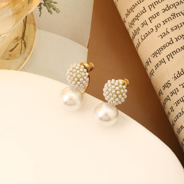 Classic Style S925 Silver Pearl Earrings, Simple and Advanced S925 Silver Pearl Earrings, Women’s Classic S925 Silver Pearl Earrings